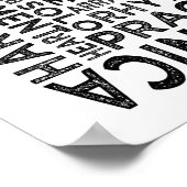 Harmonica Typografie Poster (Ecke)