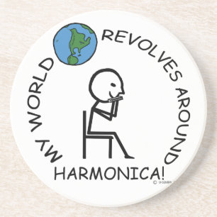 Harmonica - Weltumdrehungen Getränkeuntersetzer
