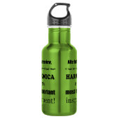 Harmonica wichtigstes Instrument Edelstahlflasche (Vorderseite)