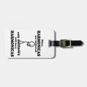 Harmonicas verboten gepäckanhänger