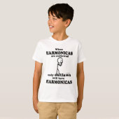 Harmonicas verboten T-Shirt (Vorne ganz)