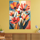 Harmonie blühen leinwanddruck (Insitu (Wohnzimmer))