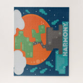 Harmonie-Bonsai-Baum Pixel-Spieler Puzzle (Vertikal)