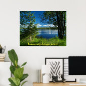 Harmonie bringt Frieden Poster (Heimbüro)