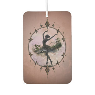 Harmonie der Bewegung Die Ballerina im Sternenlich Autolufterfrischer