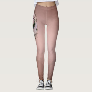 Harmonie der Bewegung Die Ballerina im Sternenlich Leggings