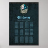 Harmonie der Elemente, die Frau mit dem Löwen. Poster (Vorne)