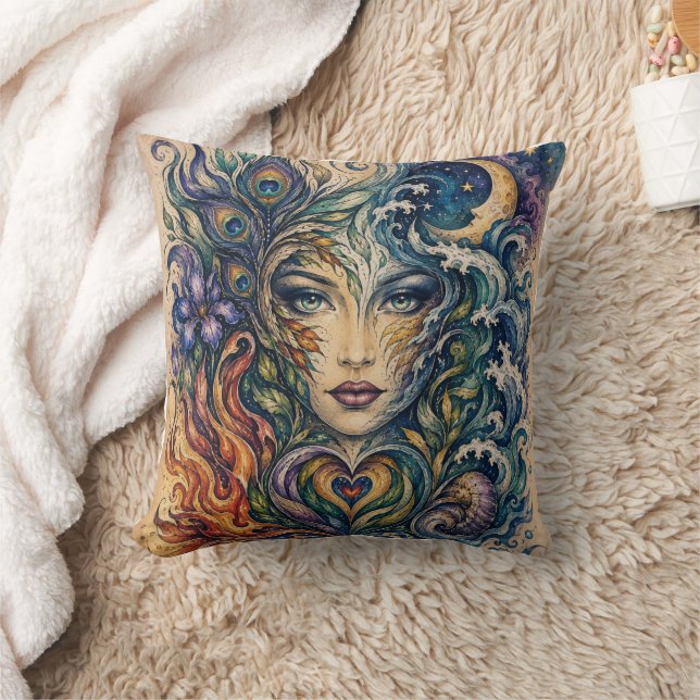 Harmonie der Elemente Kissen (Decke)