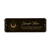 Harmonie der Elemente: Mond, Gold und Geometrie. (Vorne)