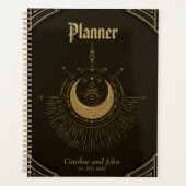 Harmonie der Elemente: Mond, Gold und Geometrie. Planer (Vorderseite)