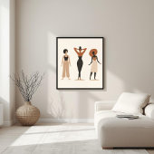 Harmonie der Frauen Poster