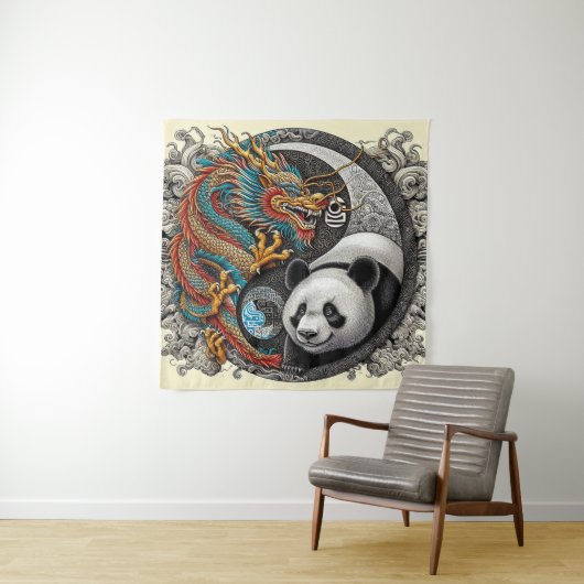 Harmonie der Gegensätze Wandteppich (Beispiel)