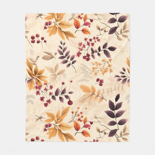 Harmonie der Herbsternte Fleecedecke (Vorderseite)