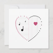 Harmonie der Liebe Feiertagskarte (Vorderseite)