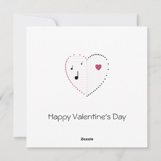 Harmonie der Liebe Feiertagskarte (Rückseite)