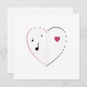 Harmonie der Liebe Feiertagskarte (Vorne/Hinten)