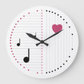 Harmonie der Liebe Große Wanduhr (Vorderseite)