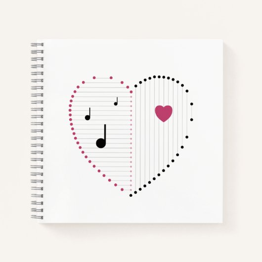 Harmonie der Liebe Notizblock (Vorderseite)