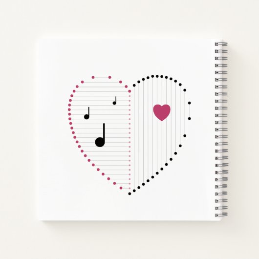 Harmonie der Liebe Notizblock (Rückseite)