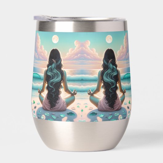 Harmonie der Meditation am Strand (Rechts)