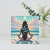 Harmonie der Meditation am Strand (Stehend Vorderseite)