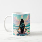 Harmonie der Meditation am Strand Kaffeetasse (Links)