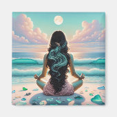 Harmonie der Meditation am Strand Magnet (Vorne)
