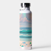 Harmonie der Meditation am Strand Trinkflasche (Rechts)