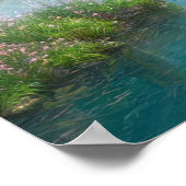 Harmonie der Natur, Landschaftsspuren Poster (Ecke)