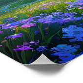 Harmonie der Natur, majestätisches grünes Tal Poster (Ecke)