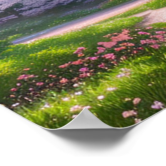 Harmonie der Natur Poster (Ecke)
