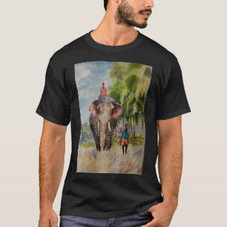 Harmonie des dunklen Elefanten-T - Shirt