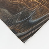 Harmonie des einheimischen Geistes mit einem Wolf Fleecedecke (Ecke)