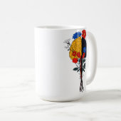 Harmonie des Gehirns und der Blume Kaffeetasse (VorderseiteRechts)