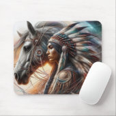 Harmonie des Geistes und der Stimmung Mousepad (Mit Mouse)