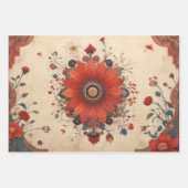 Harmonie des Ostens - Set von 3 - Dekoupage - Geschenkpapier Set (Vorderseite 3)