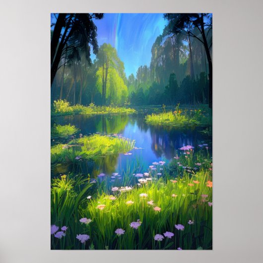 Harmonie des Sumpflandes Poster (Vorne)