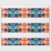 Harmonie des Wassers Geschenkpapier (Flach)