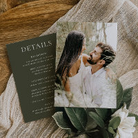 HARMONIE | Details zur Olive Green Wedding Foto Ca