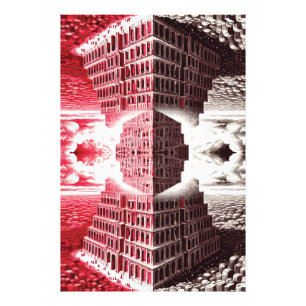 Harmonie & Dissonanz: Turm von Babel Fotodruck