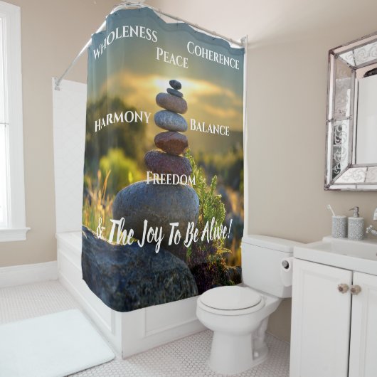 Harmonie Duschvorhang (Beispiel)