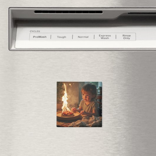 Harmonie eines Kindes mit warmem Licht Magnet (In Situ (Geschirrspüler))