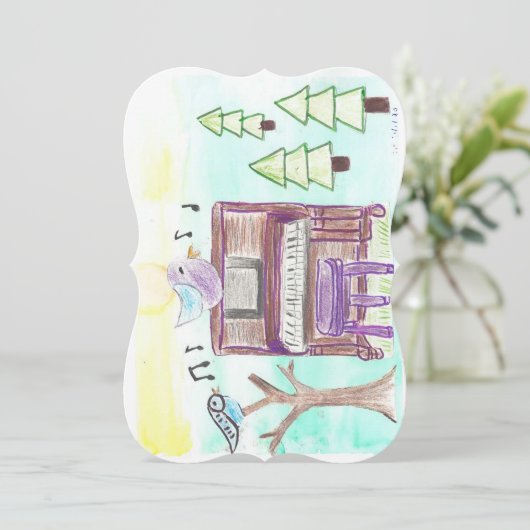 Harmonie Einladung (Stehend Vorderseite)