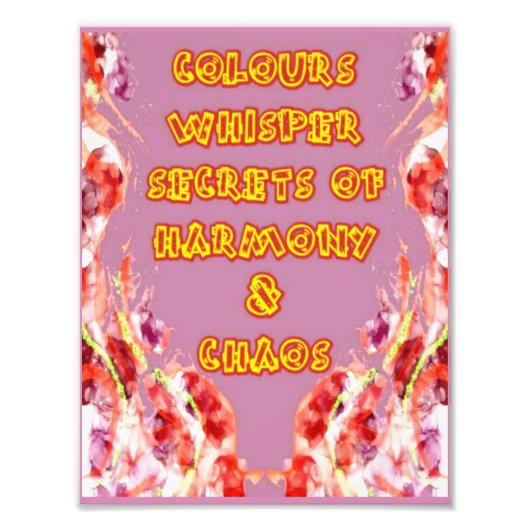 Harmonie Fotodruck (Vorne)