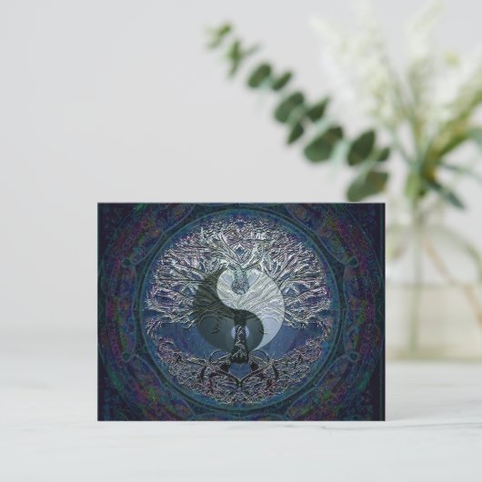 Harmonie, Gleichgewicht, Ruhe Postkarte (Stehend Vorderseite)