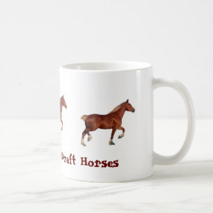 Harmonie-Hügel-Entwurfs-PferdeTasse Kaffeetasse