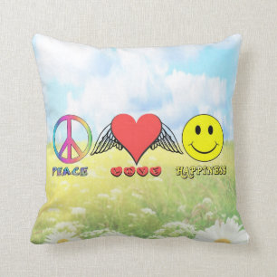 Harmonie - Ihnen Frieden, Liebe und Glück Kissen