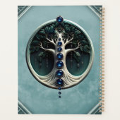 Harmonie im aquamarinen, Mystischer Baum des Leben Planer (Rückseite)