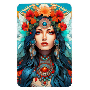 Harmonie im Erbe - Jugendstil-Design Magnet