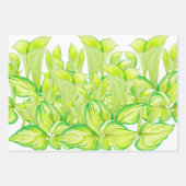 Harmonie im Grünen zum Set von Kartonpapier Geschenkpapier Set (Vorderseite)